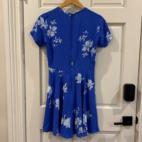 Amazing No.21 Modern Floral Print Silk Mini Dress Small - Picture 3 of 7